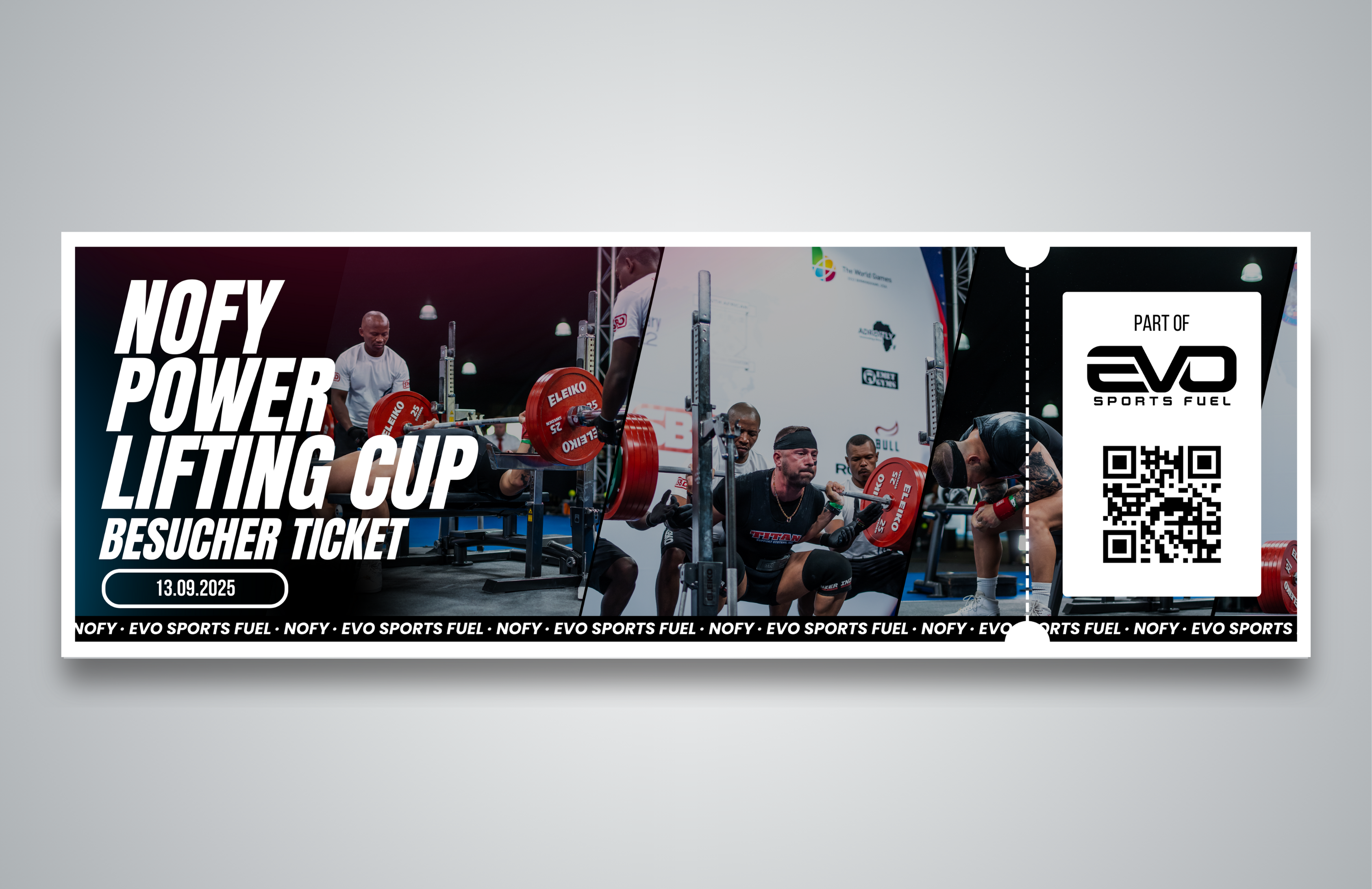 NOFY Powerlifting cup Besucher Ticket